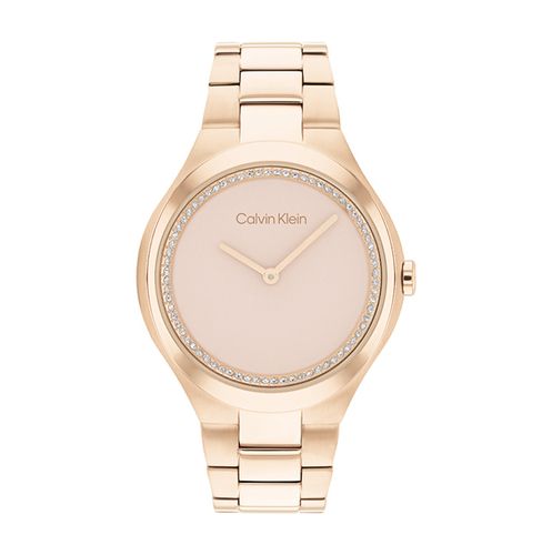 שעון Calvin Klein קלווין קליין לאישה Admire דגם 25200368, לוח בגוון רוז גולד