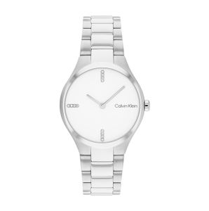 שעון Calvin Klein קלווין קליין לאישה Admire דגם 25200332 עם לוח בגוון לבן