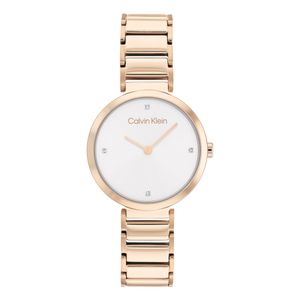 שעון Calvin Klein קלווין קליין לאישה Minimalistic T Bar דגם 25200140 עם לוח בגוון אפור