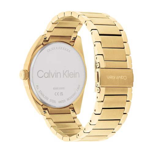שעון Calvin Klein קלווין קליין לגבר Progress דגם 25200447, לוח בגוון זהב, תמונה 4