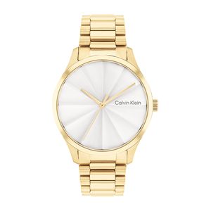 שעון Calvin Klein קלווין קליין לאישה CK BURST דגם 25200232 עם לוח בגוון זהב