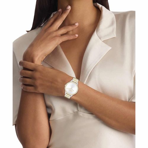 שעון Calvin Klein קלווין קליין לאישה Timeless דגם 25100002, לוח בגוון לבן, תמונה 2