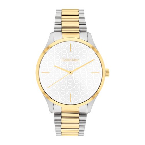 שעון Calvin Klein קלווין קליין לאישה Iconic דגם 25200167, לוח בגוון כסוף