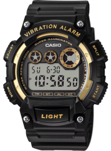 CASIO W-735H-1A2 רטט במעורר וסוללה ל-10 שנים דיגיטלי עם מגוון פונקציות