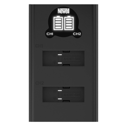 מטען כפול Newell DL-USB-C עבור סוללות PANASONIC DMW-BLK22