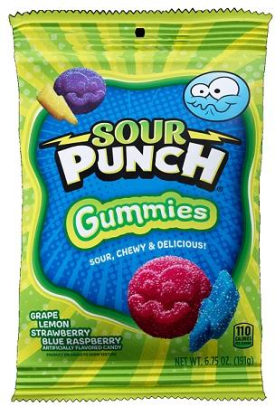SOUR PUNCH- ממתק גומי חמוץ 191 גרם