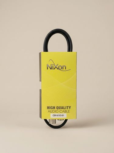 כבל מיק 1מ XLR-XLR שחור NIXON CBA6103