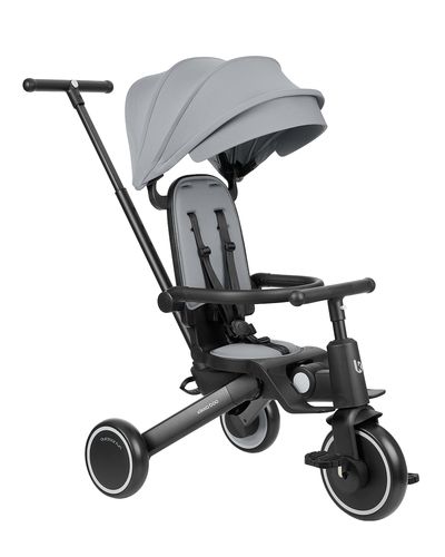 תלת אופן Trix 2 Grey 8 ב־1 לילדים מגיל 10 חודשים עד 4 שנים