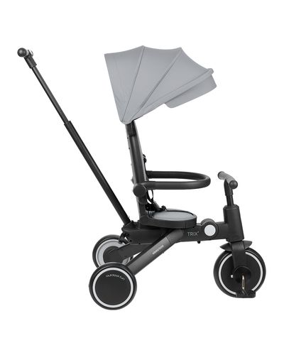 Trix 2 Grey – תלת אופן משולב עגלה עם חופה וריקליינר