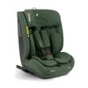 כיסא בטיחות i-Flit i-Size 76-150 ס"מ ירוק זית, מראה קדמי עם רתמות וריפוד.