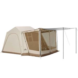 אוהל מתנפח משפחתי 4 אנשים נייצ'רהייק NATUREHIKE Village 6.0 Pro Air Inflatable Cabin Tent Flagship