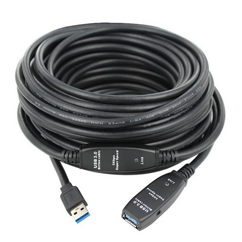 כבל 0.USB2 מאריך אקטיבי זכר-נקבה Gold Touch USB2.0 Extension Cable M/F 10M 