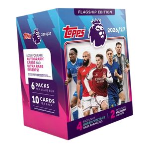 קלפי ספורט פניני ליגה אנגלית 2026-27 Topps English Premier League Soccer Value Box