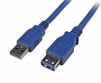כבל USB3 מאריך USB 3.0 AA M\F 1m