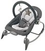 טרמפולינה ונדנדה לתינוק Portable Rocker עם מנגינות, רטט הרגעה וקשת צעצועים מלידה ועד 18 ק"ג - אפור כהה