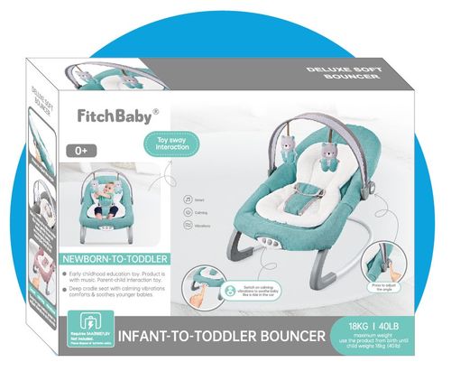 טרמפולינה ונדנדה מפוארת לתינוק Deluxe Bouncer לידה עד 18 ק