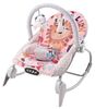 טרמפולינה ונדנדה לתינוק Portable Deluxe Rocker עם מנגינות, רטט הרגעה וקשת צעצועים מלידה ועד 18 ק"ג - ורוד קרקס