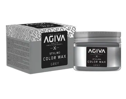 ווקס צובע זמני בצבע אפור Agiva אגיבה Wax GREY 120ml