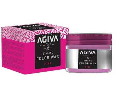 ווקס צובע זמני בצבע ורוד Agiva אגיבה Wax PINK 120ml