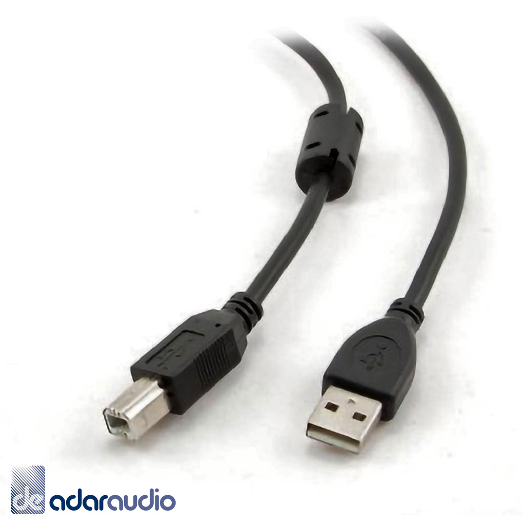 כבל USB 2.0 סטנדרטי - ריבוע - דגם מקצועי - 1 מטר
