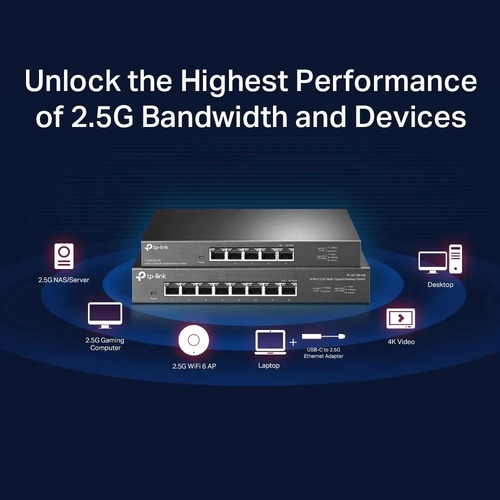 SG105-M2 5-Port 2.5G Switch מבית TP-LINK