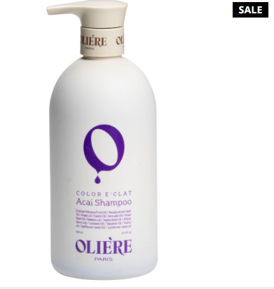 שמפו סילבר ללא מלחים אסאי לבלונד 500ML אולייר פריז OLIERE