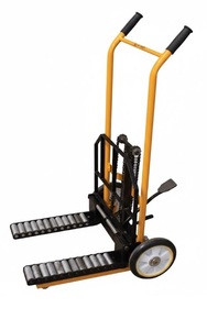 עגלת משא ידנית 200 ק"ג עם רולרים בזרועות KARNAF WLT-C