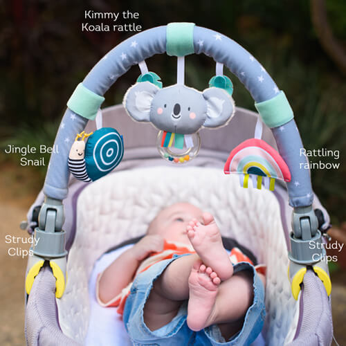 קשת מתכווננת לעגלה/טיולון קואלה טף טויס Taf Toys