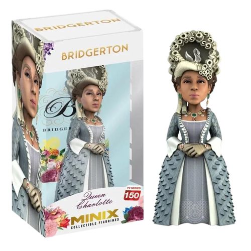 מיניקס MINIX פסלון אספנות המלכה שרלוט BRIDGERTON - Queen Charlotte - Figure Minix 12cm