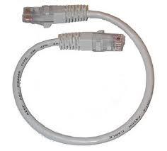 כבל רשת מסוכך 0.5M Cat5E