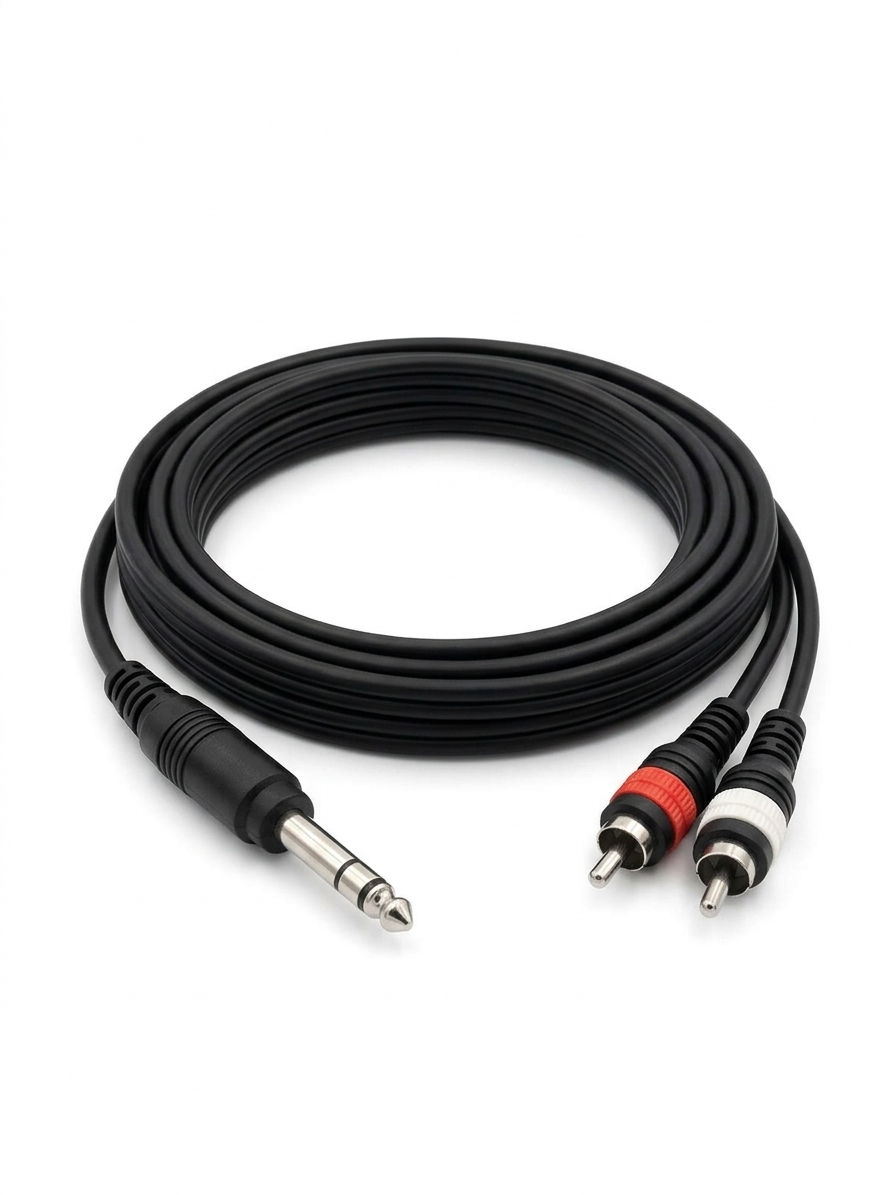 כבל אודיו RCA כפול ל PL סטיריו 5מ CBA 3030A-05 NIXON 