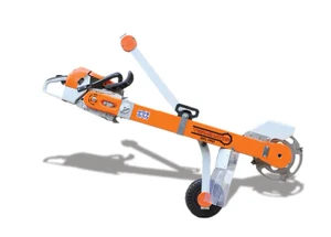 מכרסמת גדמים מקצועית ניידת 8.7 כ"ס עם מנוע STIHL MS881 וראש כרסום 300 מ"מ TERMINATOR 800PRO