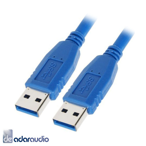 כבל USB3.0 זכר - זכר, 1 מטר