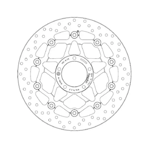 צלחת דיסק דוקאטי מולטיסטרדה 950 ברמבו BREMBO צלחת בלם