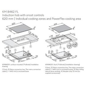 ‏כיריים אינדוקציה Miele KM8462FL מילה