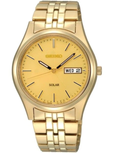 SEIKO SNE036P1 38MM לגברים מנגנון סולארי