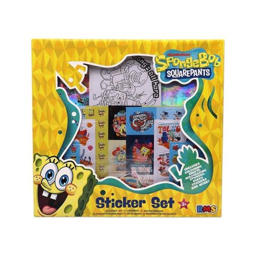 בוב ספוג - סט מדבקות וצביעה - SpongeBob 4951262
