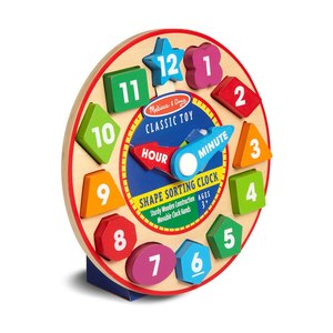 שעון למיון צורות מליסה ודאג Melissa and Doug