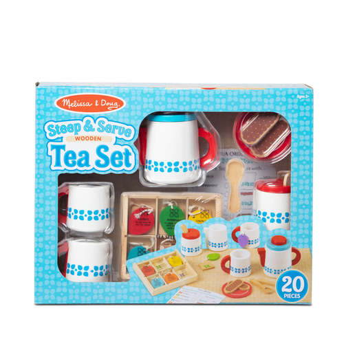 מארז כלי תה מעץ מבית מליסה ודאג Melissa and Doug