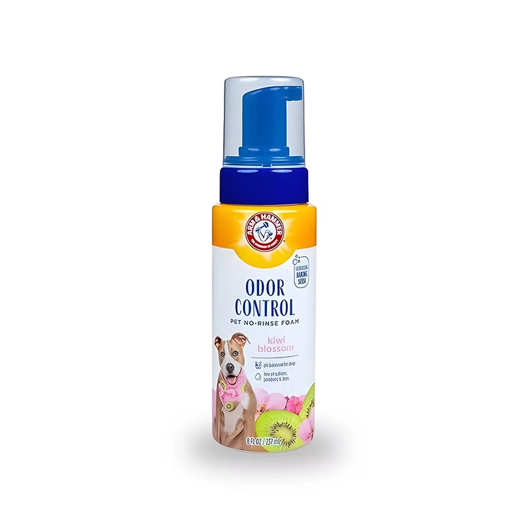 שמפו קצף ניקוי יבש ללא שטיפה לכלבים | Odor Control Kiwi Blossom