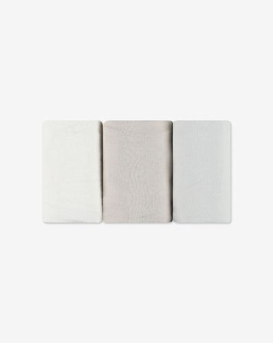שלישיית סדינים לעריסה ג'רסי Cotton cloud - תכלת MINENE