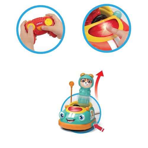 מכוניות מתנגשות אורקוליות + שלט רחוק WinFun