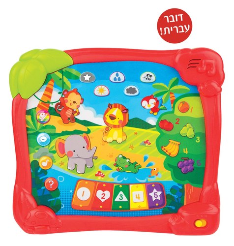 לוח לימודי חיות הג'ונגל - דובר עברית WinFun