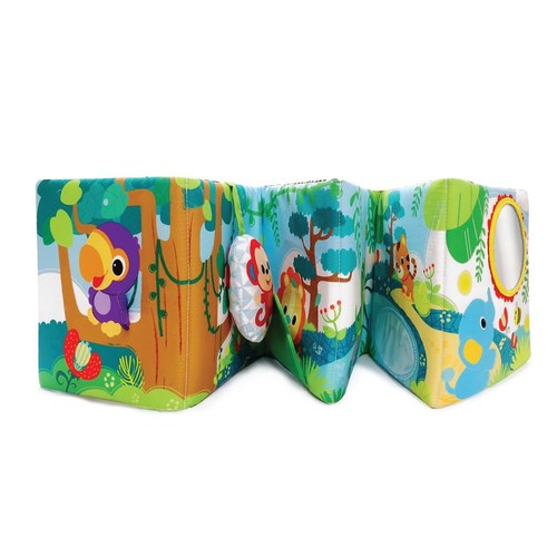 ספר פעילות תחושתי דו צדדי - שחור לבן וצבעוני WinFun
