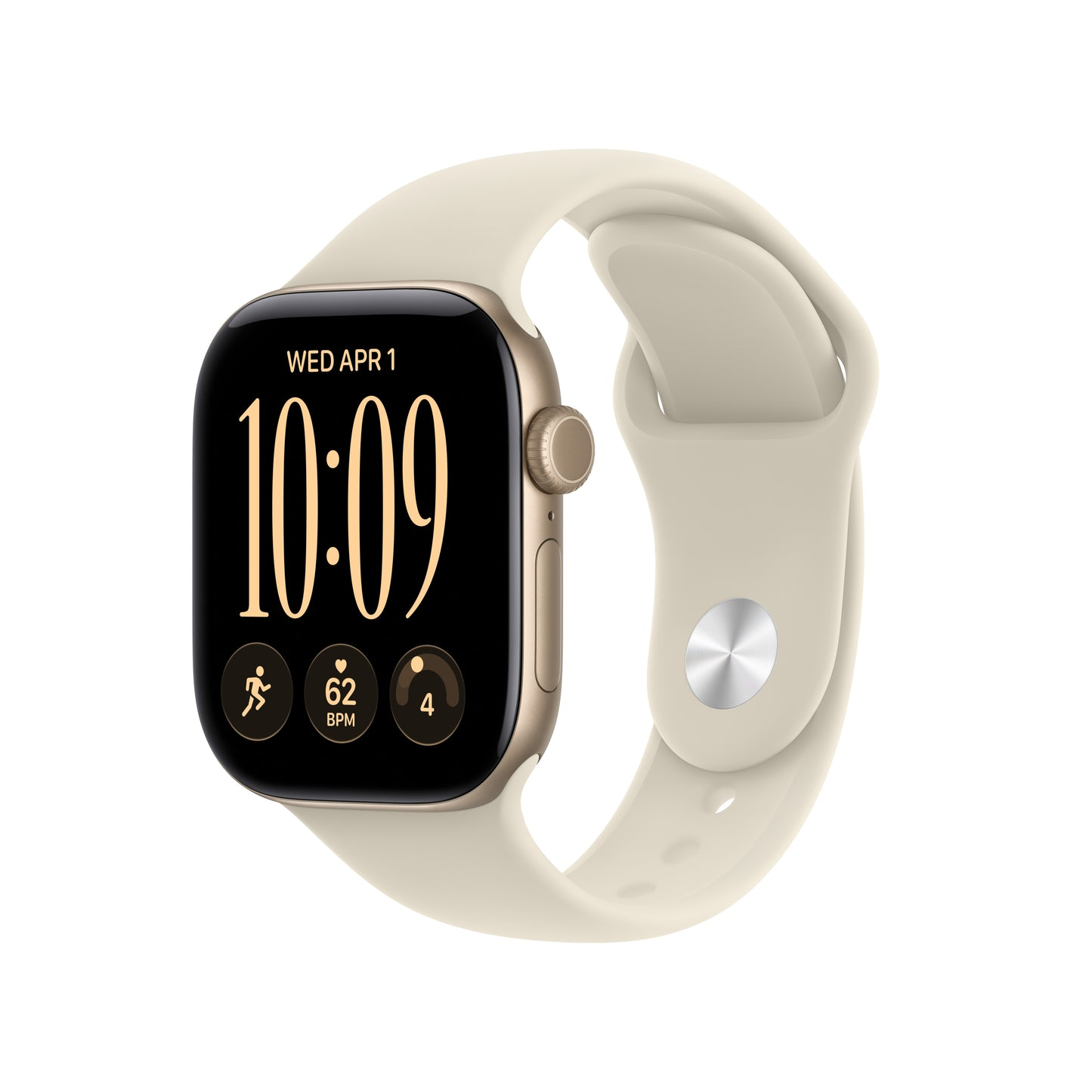 שעון חכם Apple Watch Series 12 42mm Aluminum Case Rubber Sport Band GPS +‎ Cellular אפל