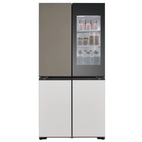 ‏⁧מקרר 4 דלתות 617 ליטר נטו ⁦LG R-4D760MDUP⁩ - זכוכית מחליפה צבעים⁩‏