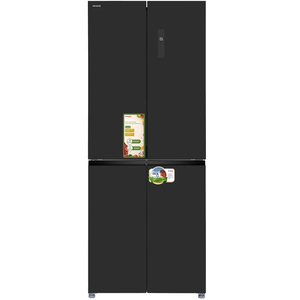 ‏⁧מקרר 4 דלתות ⁦Aiwa⁩ איווה ⁦NF5500⁩ זכוכית שחורה ⁦NF5500-BG⁩⁩‏