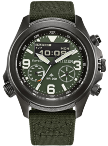 Citizen JV1005-02W Promaster Land אקו דרייב וספיר אנלוגי-דיגיטלי