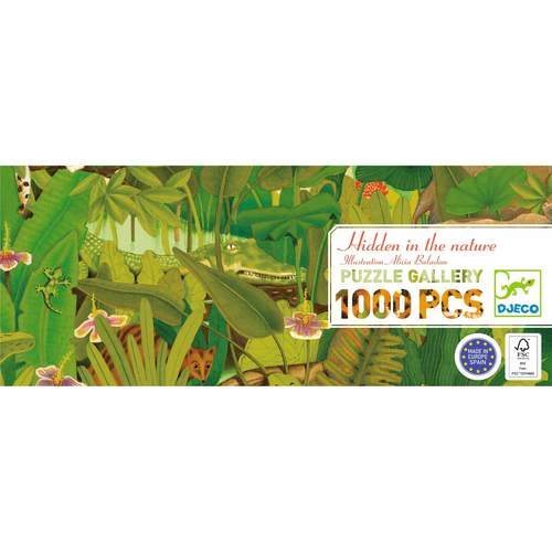 פאזל גלריה 1000 חלקים - מחבואים בטבע