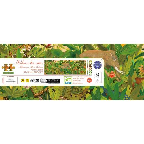 פאזל גלריה 1000 חלקים - מחבואים בטבע